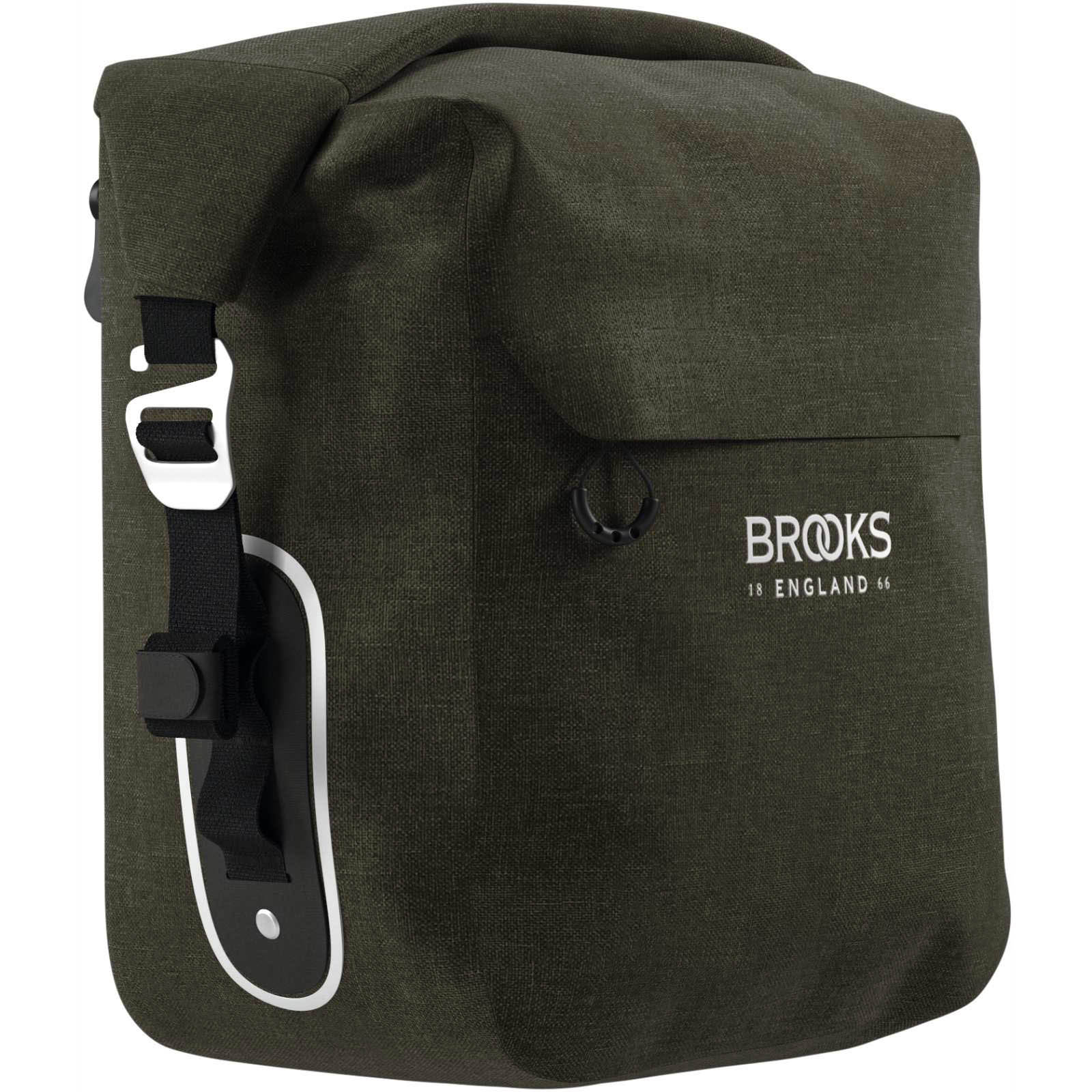 Сумка на багажник Brooks SCAPE Pannier Small Mud Green фото 