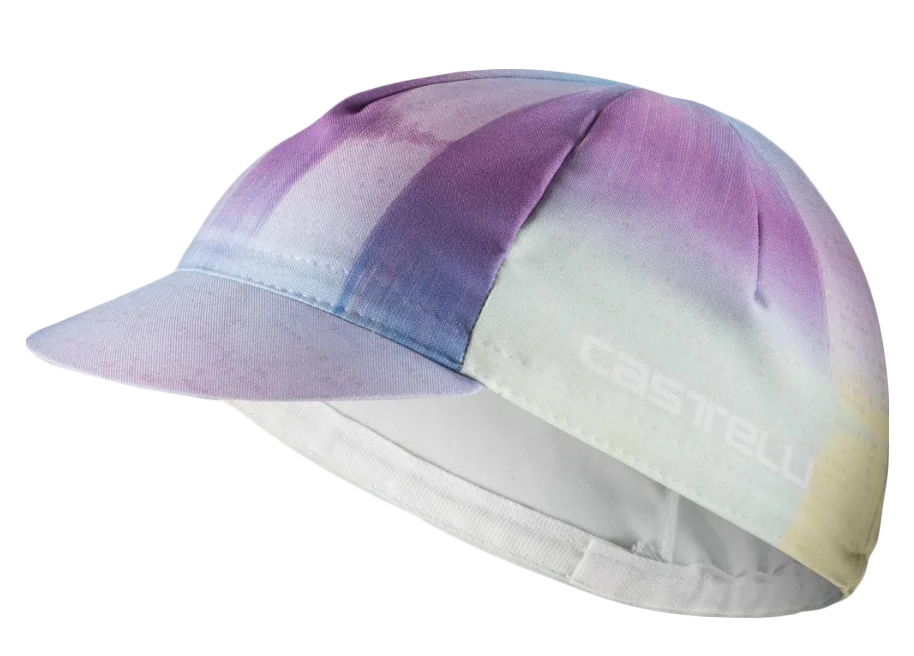 Велокепка Castelli R-A/D фиолетово-разноцветная