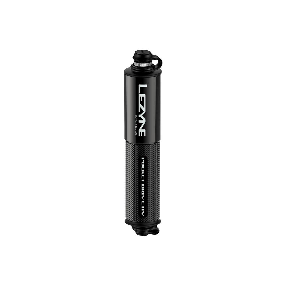 Мінінасос Lezyne POCKET DRIVE HV, 90psi, чорний фото 