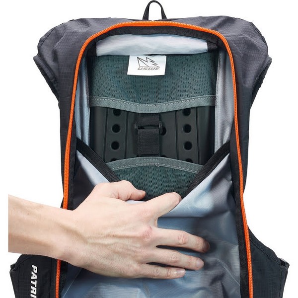 Рюкзак USWE PATRIOT Backprotector (защита спины) 15, оранжевый с черным фото 3