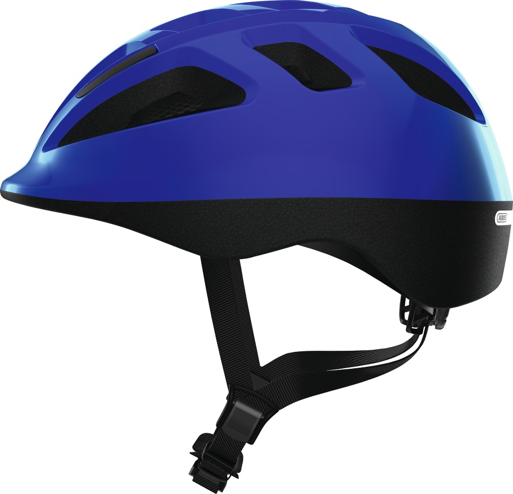 Шлем детский ABUS SMOOTY 2.0, размер S (45-50 см), Shiny Blue, синий фото 