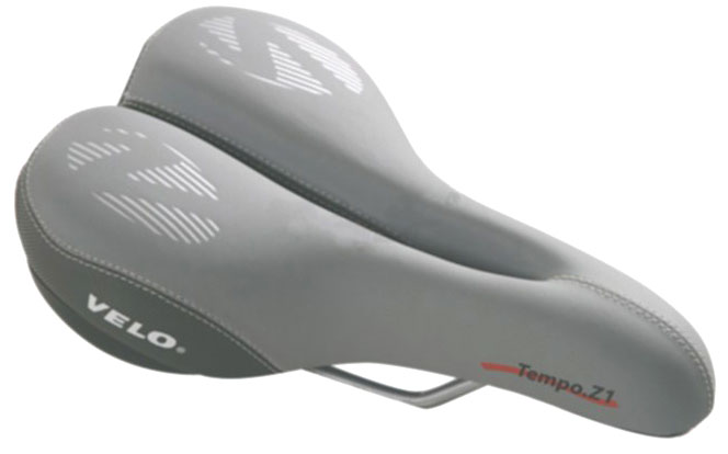 Седло VELO VL-3097  (Tempo.Z1) комфортное седло с гелевыми вставками фото 