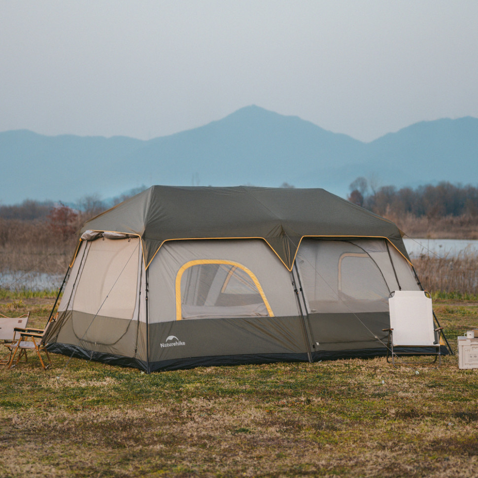 Намет восьмимісний Naturehike Cape 13.1 CNK2450WS050, сіро-коричневий фото 8