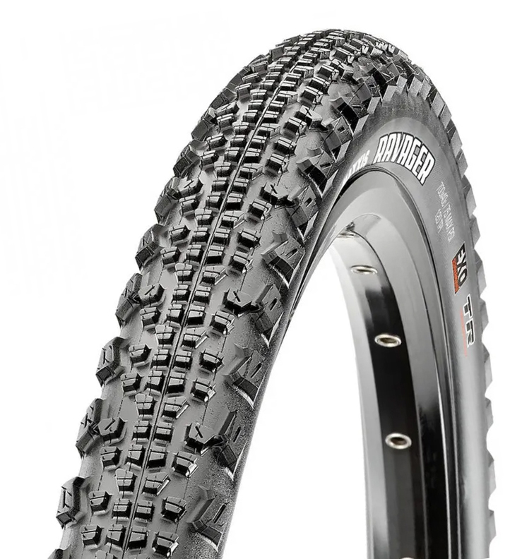 Покришка 700x40C Maxxis Ravager (40-622) 120TPI, Foldable, EXO/TR, чорна фото 
