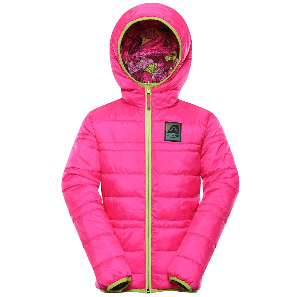 Куртка Alpine Pro IDIKO 2 KJCU182 426PC дитяча, зріст 128-134, рожева фото 