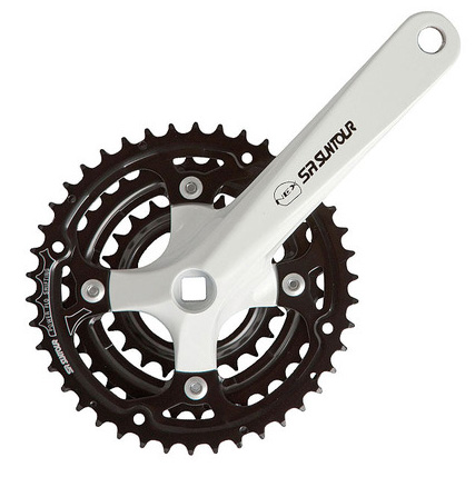 Шатун SUNTOUR CW13-NEX-T102-PB 24/34/42T L175mm black фото 