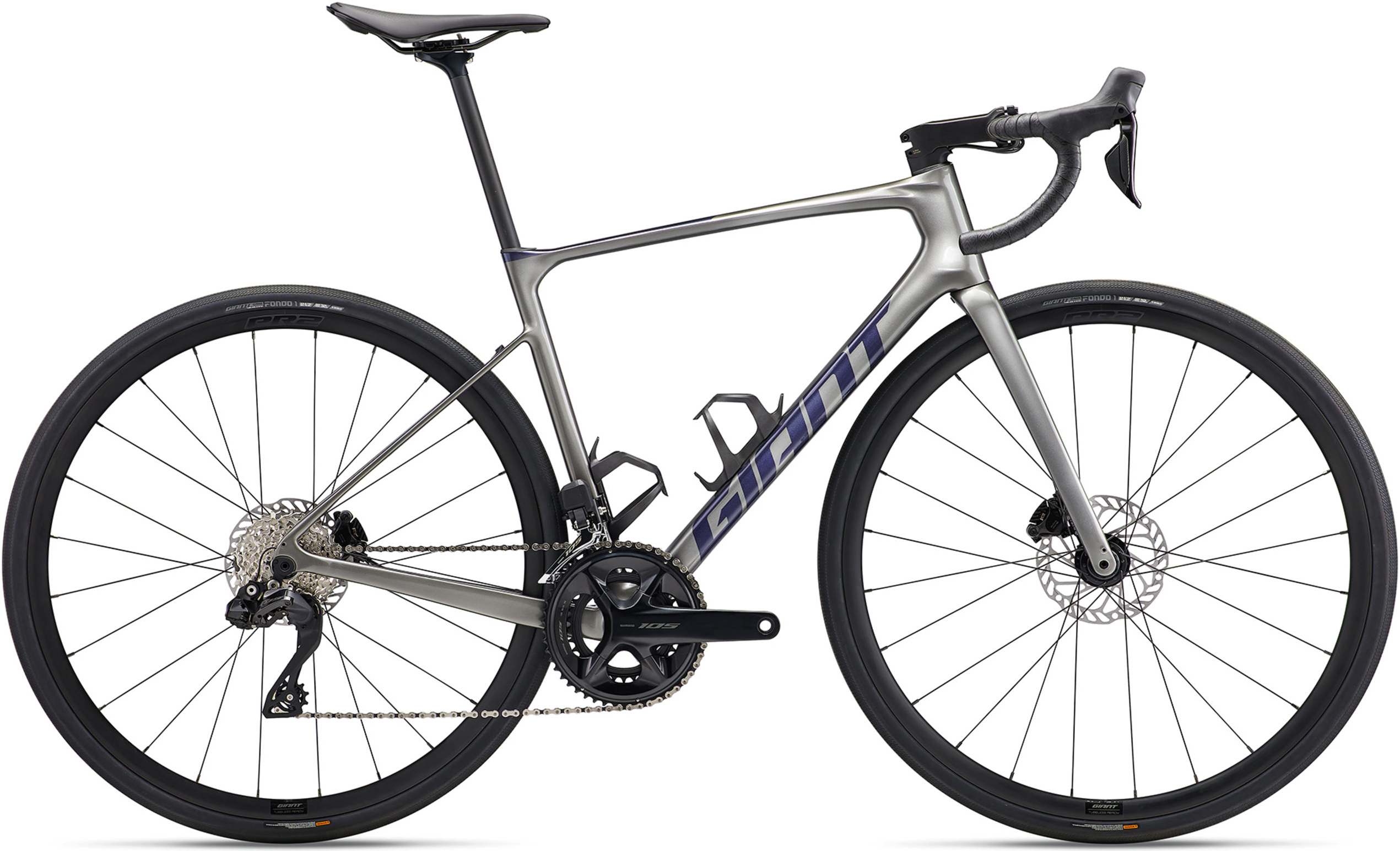 Велосипед 28" Giant DEFY ADVANCED 1 рама - M Charcoal/Milky Way A4 фото 