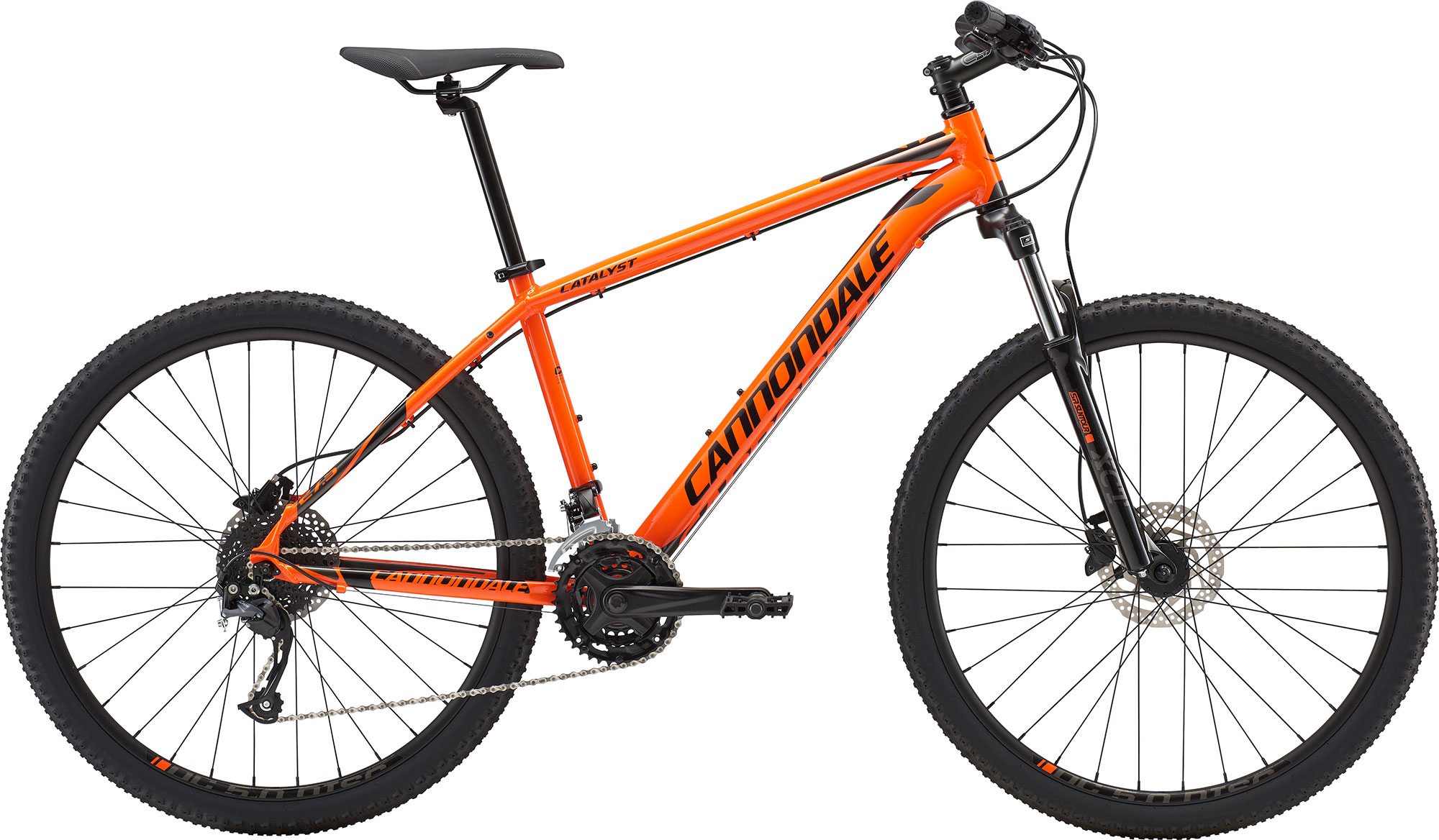 Велосипед 27,5" Cannondale CATALYST 2 рама - XL 2018 ORG оранжевый фото 