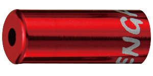 Колпачок Bengal CAPB1RD на тормозную рубашку, алюм., цв. анодировка, совместим с 5mm рубашкой (6.1x5.1x15) красный (50шт) фото 