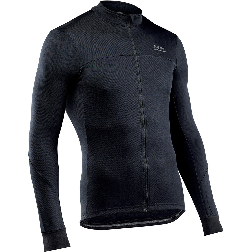 Джерси Northwave Force 2 Jersey с длин. рукавом, утепленное мужское, черное L фото 1