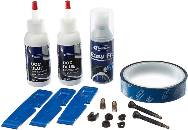 Набір Schwalbe TUBELESS EASY KIT 21, для установки безкамерних шин фото 1