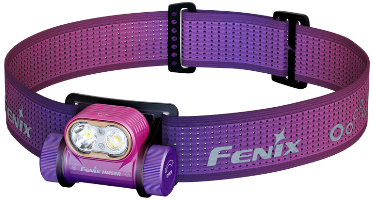Фонарь налобный Fenix HM55R, розовый фото 