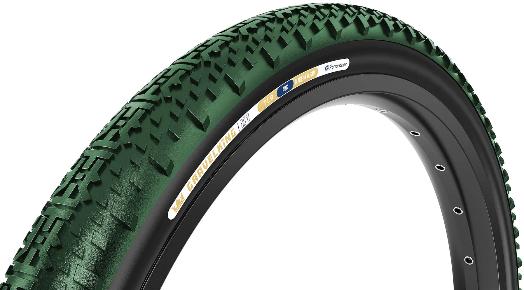 Покрышка 700x40C Panaracer GRAVELKING X1 GEN2 Limited Edition 2026, British Racing Green/Black фото 