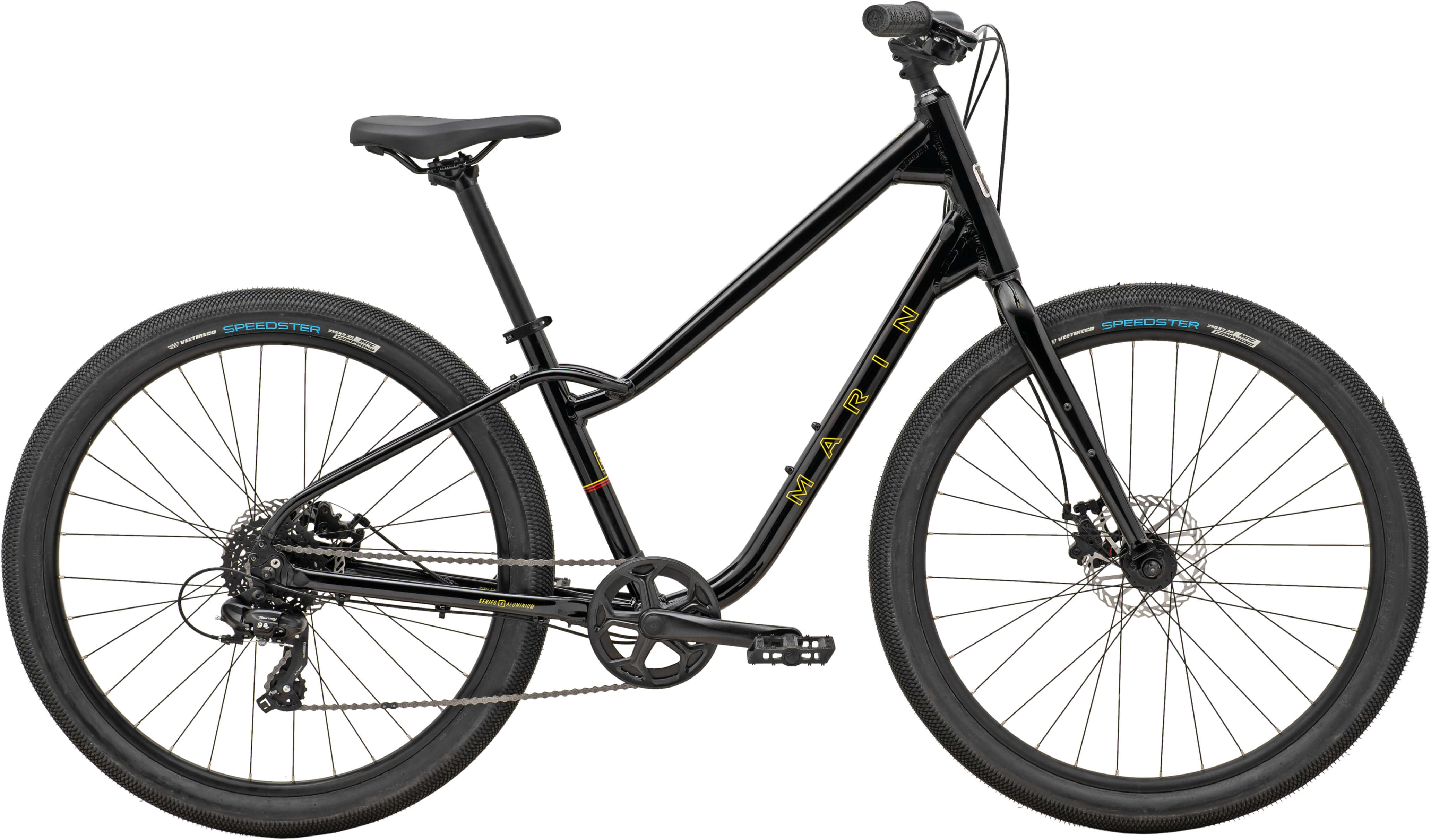 Велосипед 27,5" Marin Stinson 1 рама - S 2024 Gloss Black