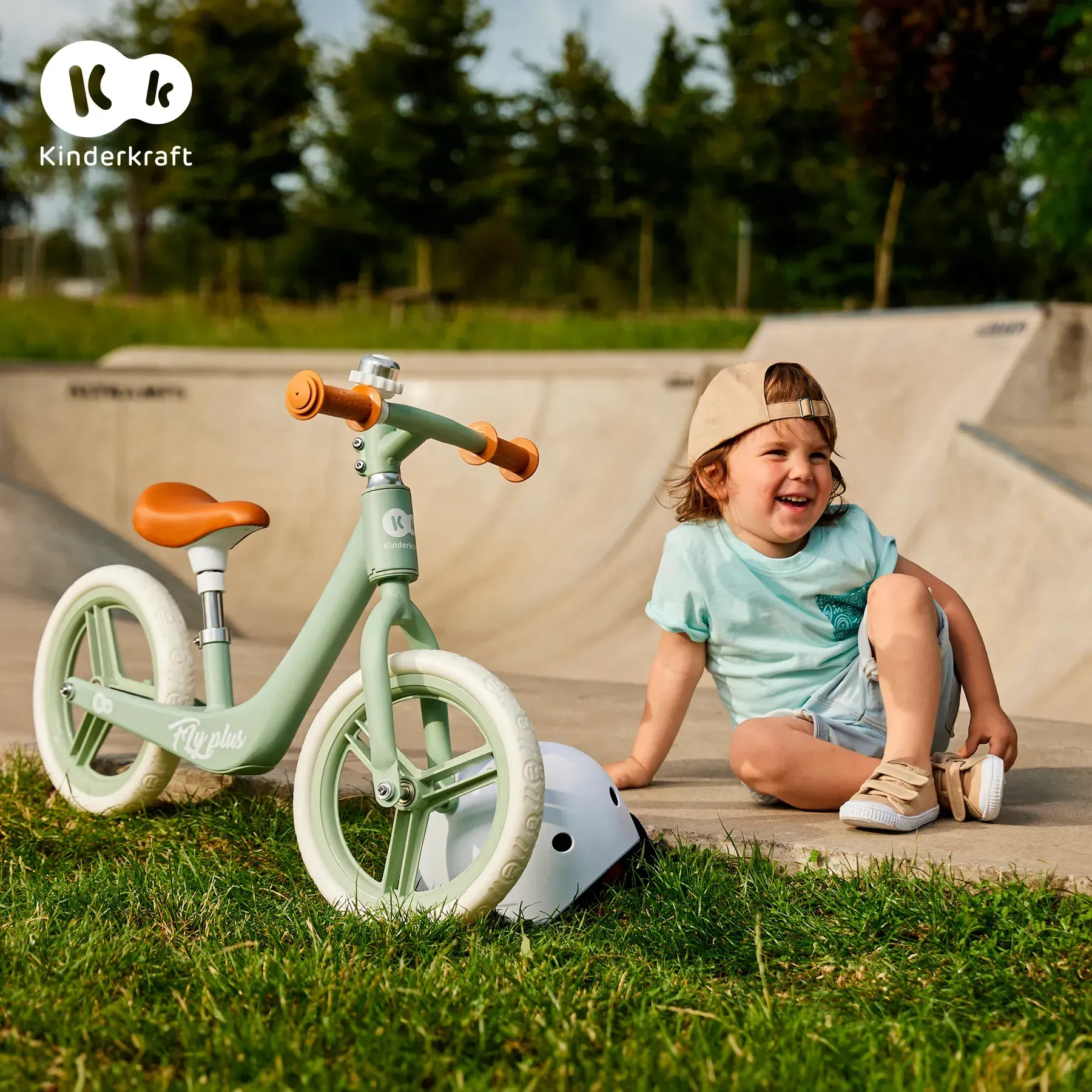 Біговел 12" Kinderkraft Fly Plus Mint фото 7