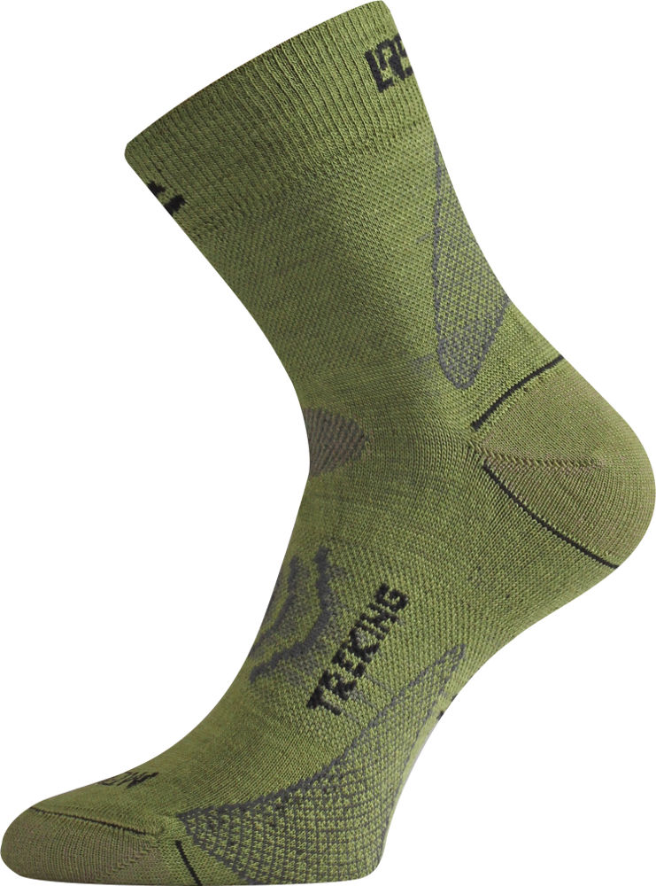 Термошкарпетки Lasting трекінг TNW 698, розмір L, зелені фото 