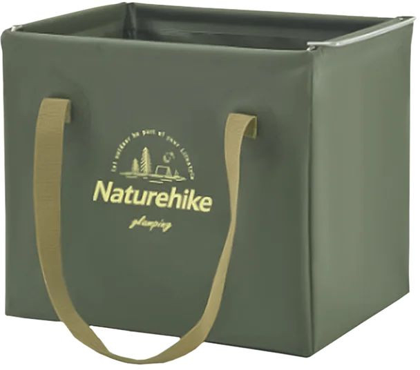 Контейнер складаний для води Naturehike CNH22SN002, ПВХ, 20 л, темно-зелений фото 