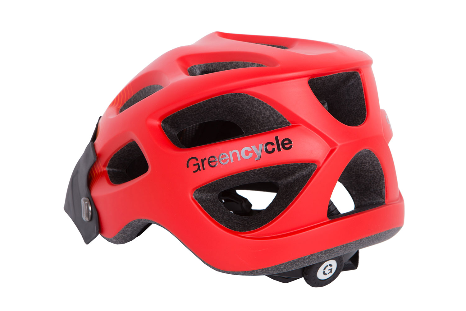 Шлем Green Cycle Slash размер 54-58см красный-оранж-черный матовый фото 3