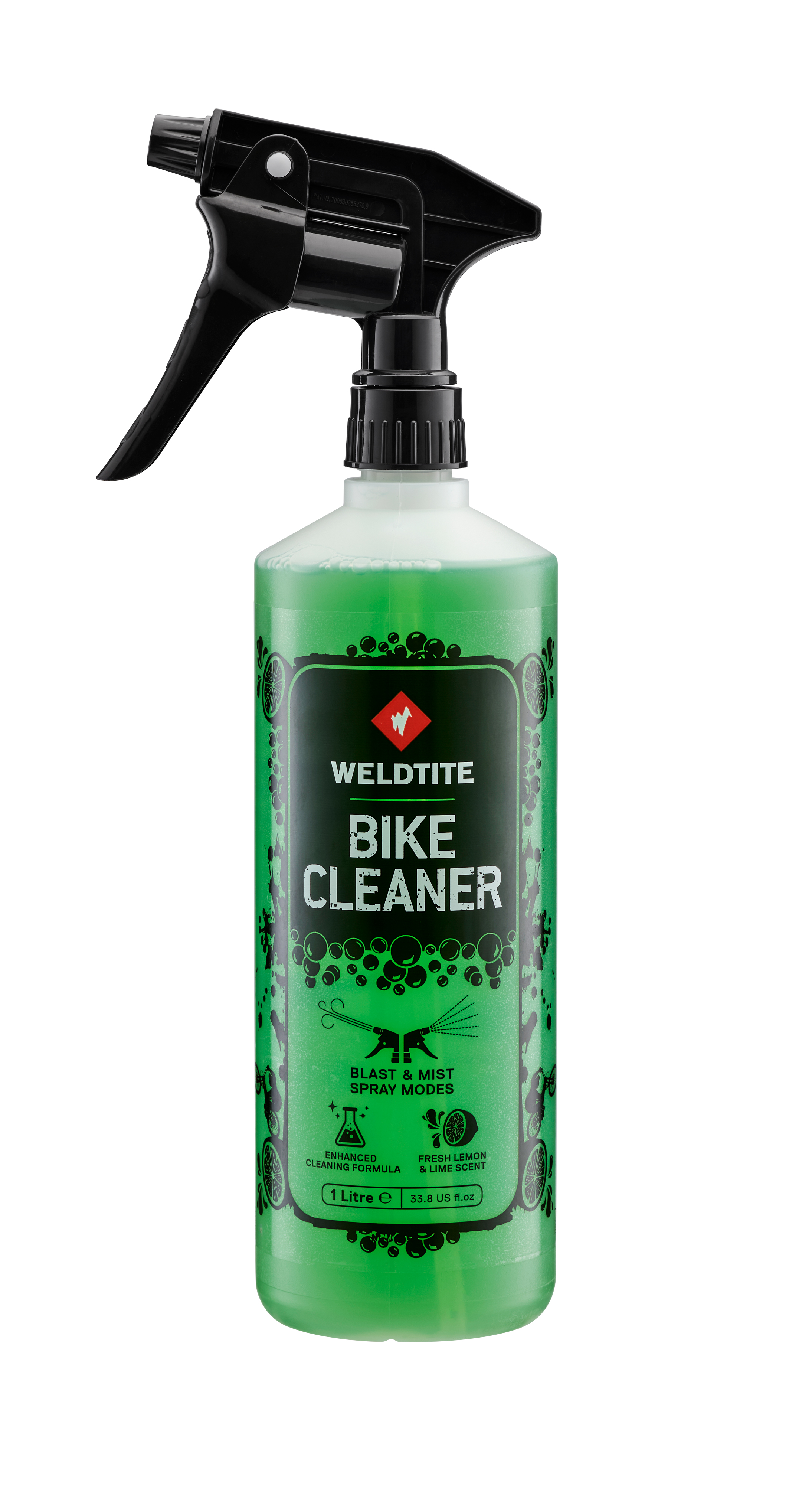 Очищувач велосипеда Weldtite 03128 BIKE CLEANER, (шампунь для велосипедів), лайм 1л