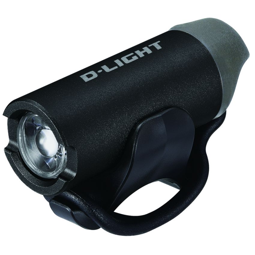 Фара передня DLIGHT 4 режиму, алюмінієвий корпус, кабельна usb зарядка, розмір: 69 × 27 × 27 мм чорниа фото 1