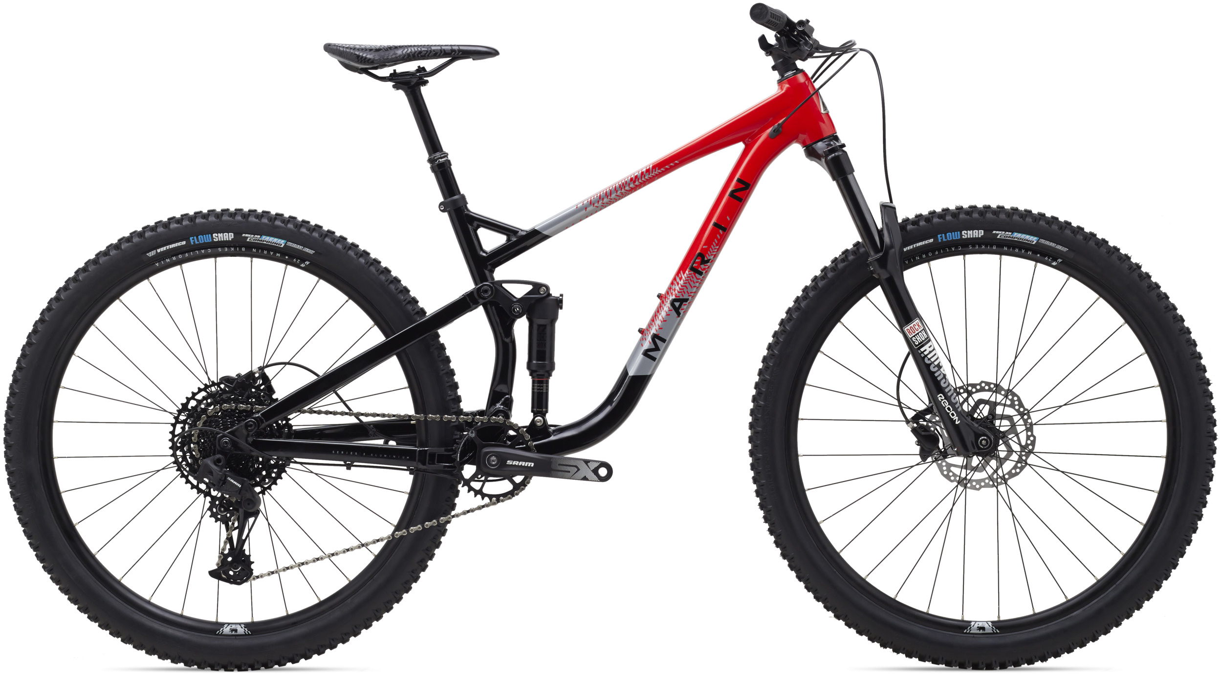 Велосипед 29" Marin Rift Zone 2 рама - L 2020 Gloss Red/Charcoal/Black фото 
