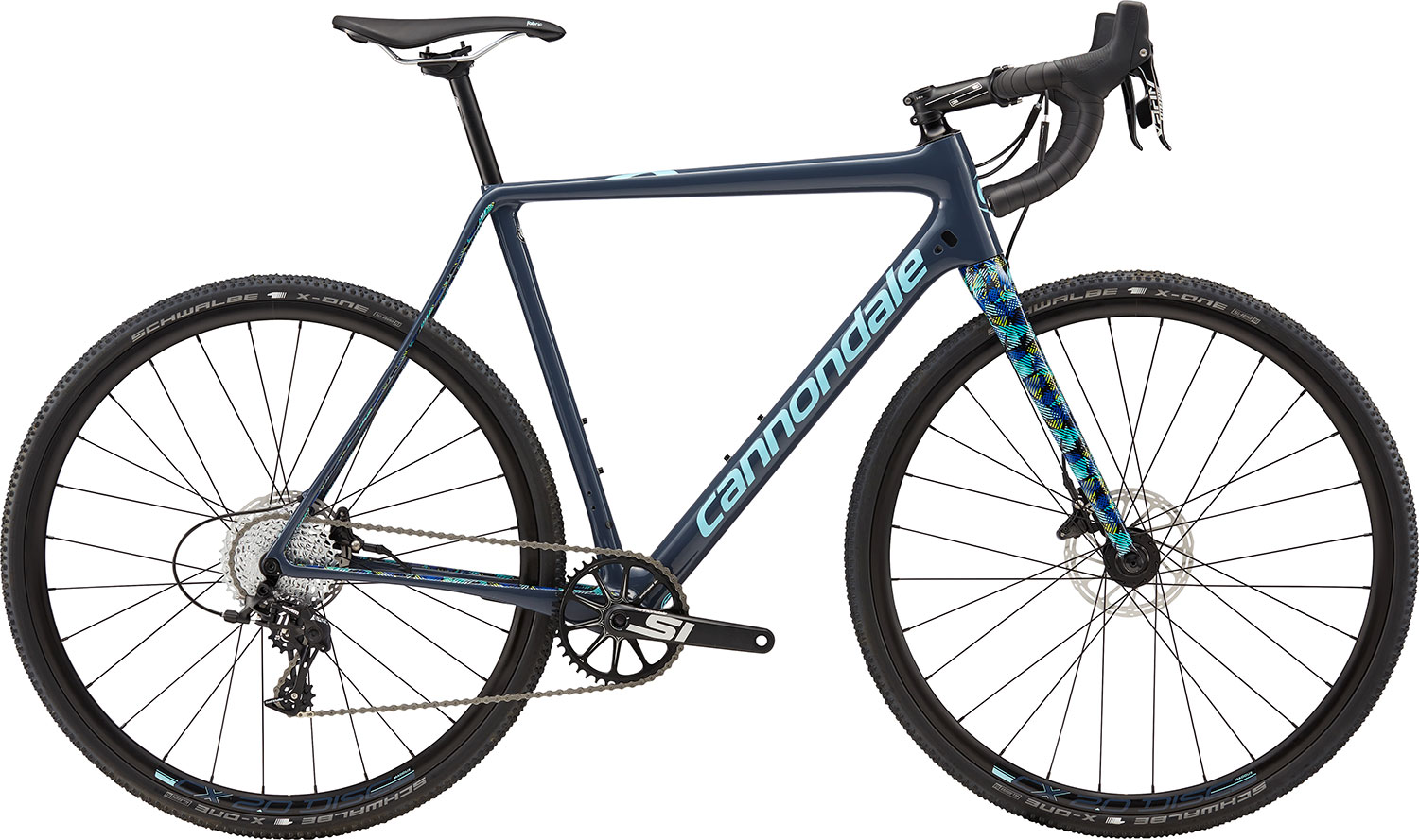 Велосипед 28" Cannondale SUPERX Apex 1 рама - 51 2018 SLA серо-синий