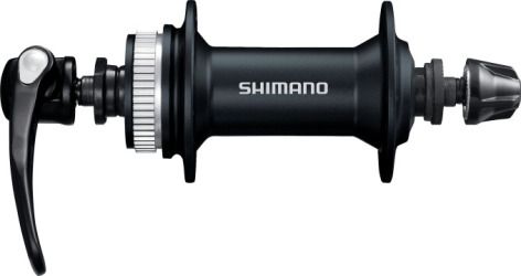 Втулка пер. Shimano HB-M4050 32H, ось 108мм, Center Lock, QR 133мм черная фото 