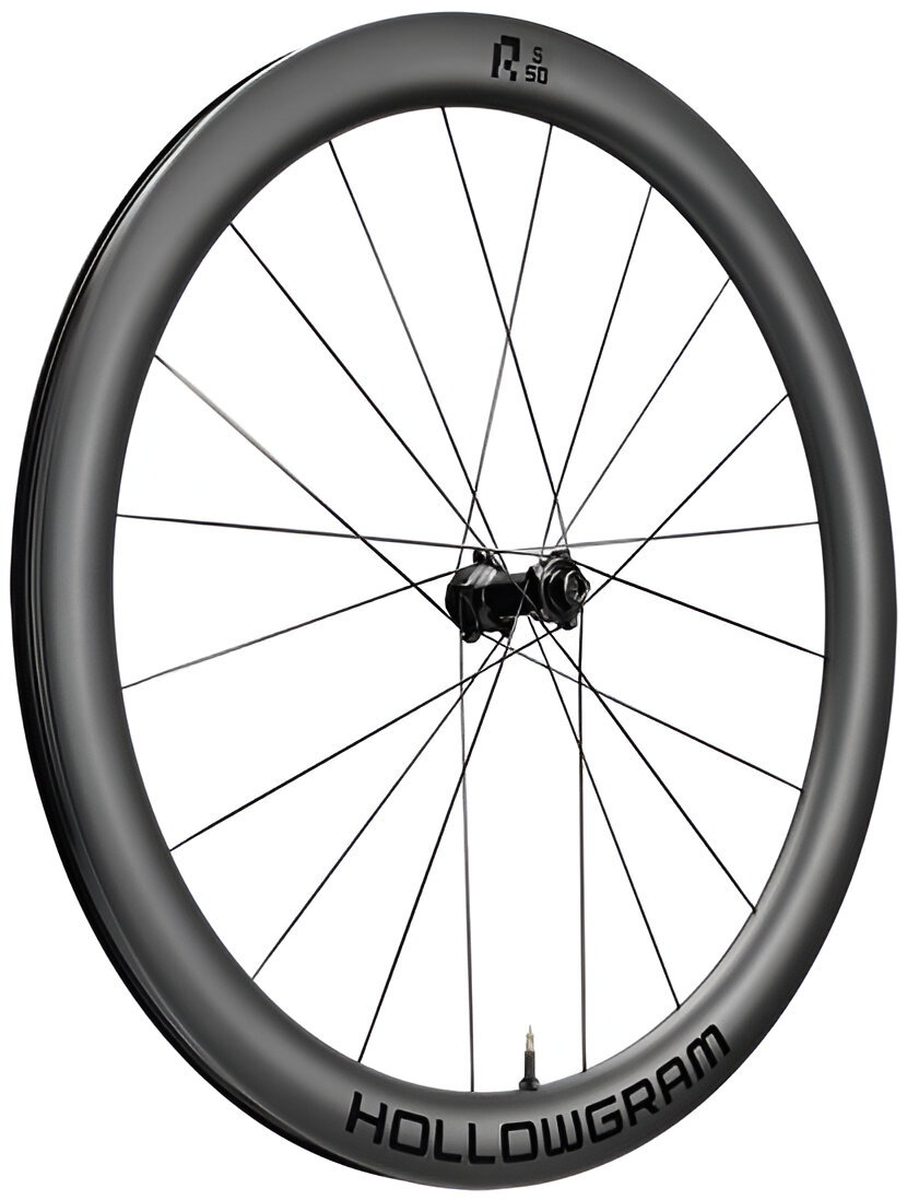 Колесо пер. 700C Cannondale Road HollowGram R-S 50,  карбоновый обод, втулка 100x12mm, CenterLock фото 2