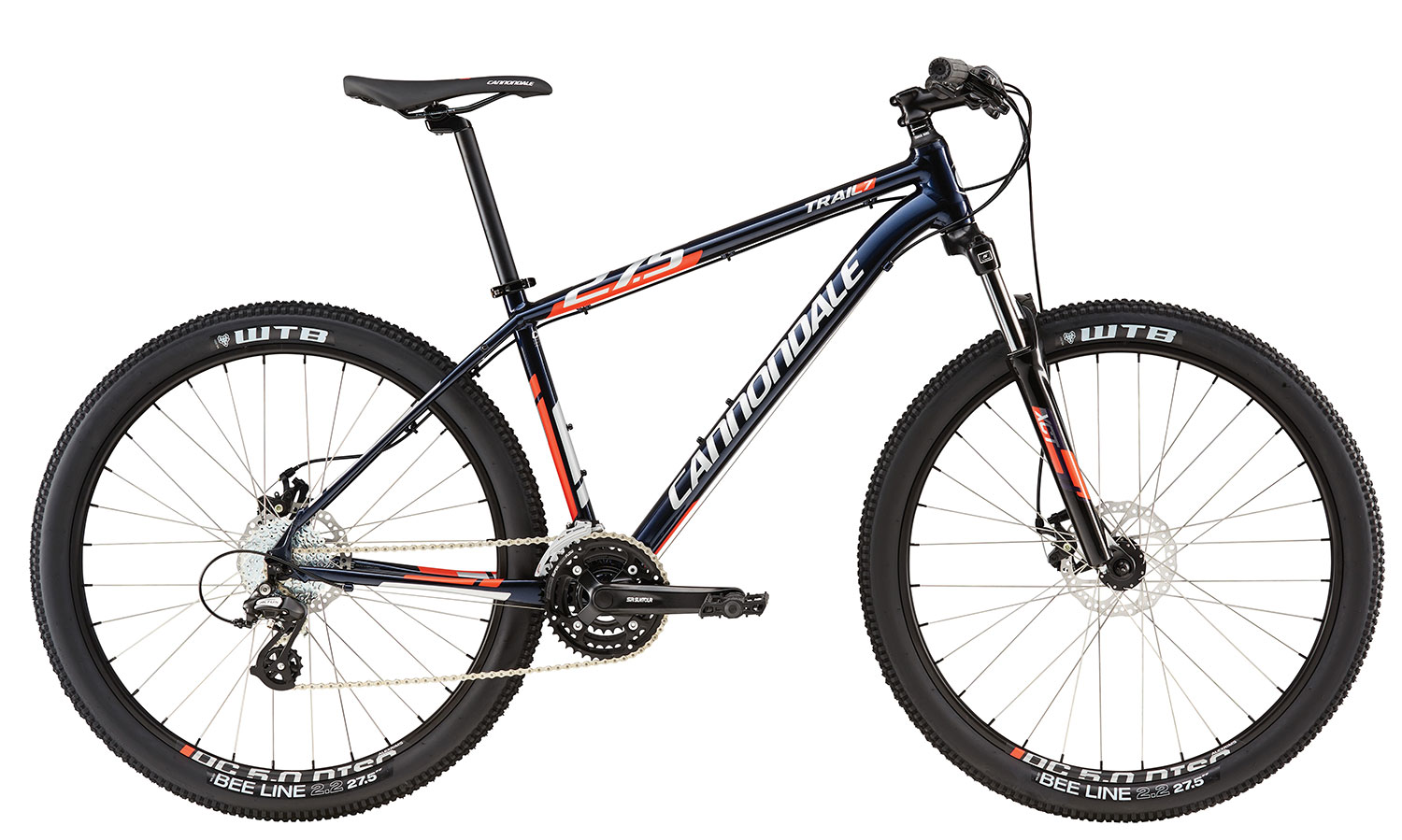 Велосипед 27,5 "Cannondale TRAIL 7 рама - L синій з червоним 2016 фото 