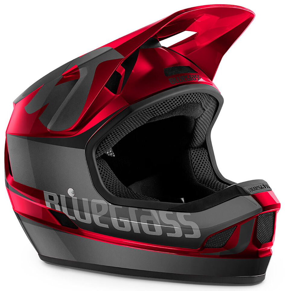 Шолом Bluegrass LEGIT CARBON розмір M (56-58), Red Metallic Black Glossy фото 