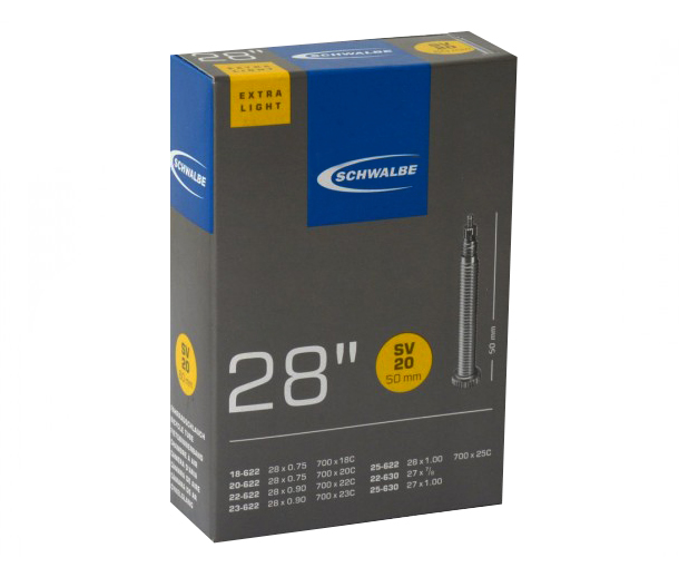 Камера 28" (18/25-622/630) Schwalbe SV20 50мм Extra Light EK фото 