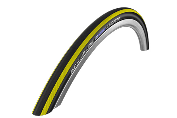 Покрышка 700x23C (23-622) Schwalbe LUGANO HS384 K-Guard B/YS/B-SK SiC, 50EPI