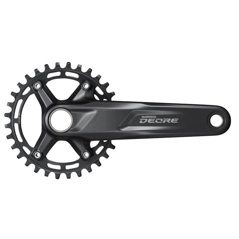 Шатуны Shimano FC-M5100-1 DEORE 30T 175мм, интегр. ось, CL-52мм, без каретки фото 