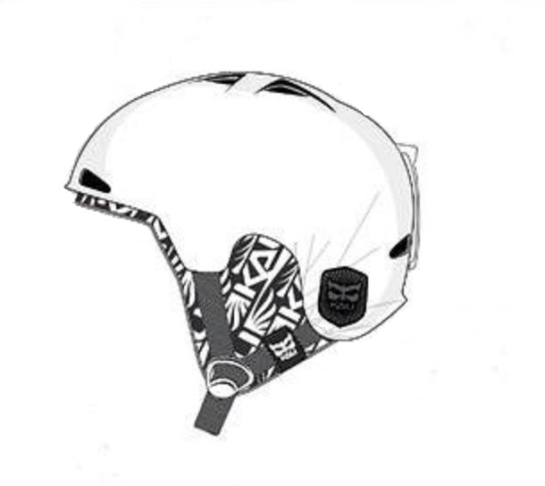 Шлем зимний KALI Nirva Emblem размер-L white фото 
