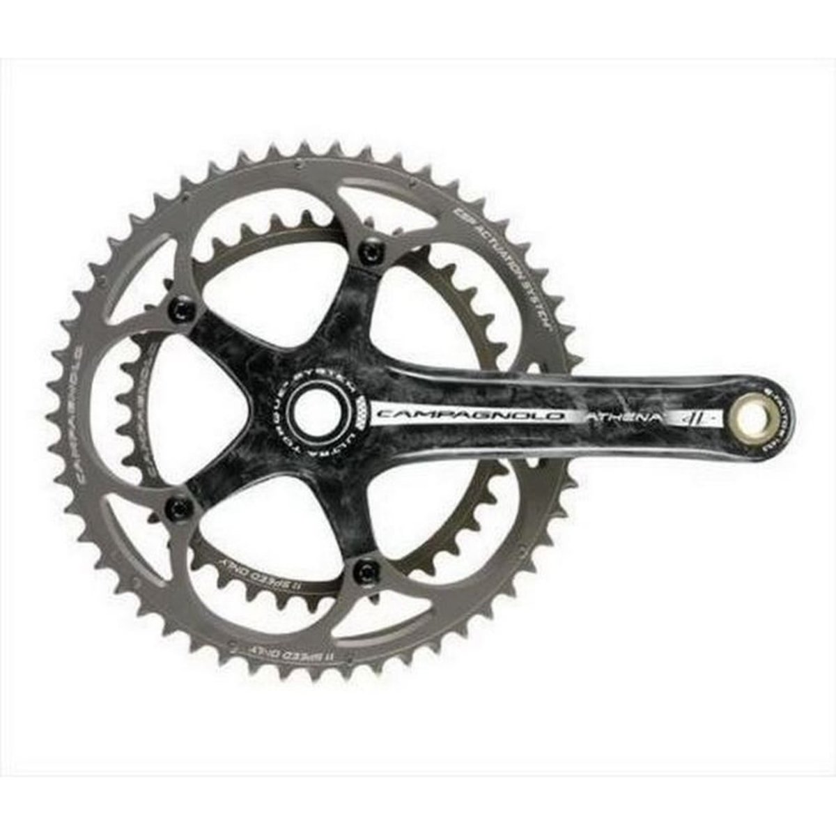 Шатуни Campagnolo Athena 11S Ultra Torque 175mm 39-53 Carbon фото 