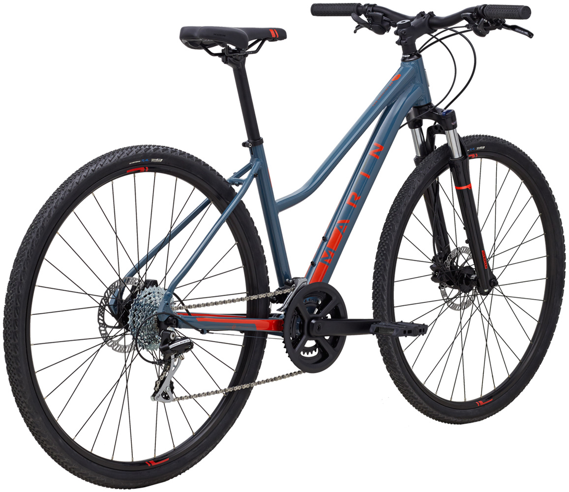 Велосипед 28" Marin SAN ANSELMO DS2 рама - S Gloss Grey/Roarange A1 фото 2