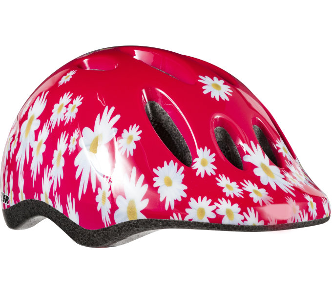 Шлем детский LAZER MAX+, розовый с цветами фото 