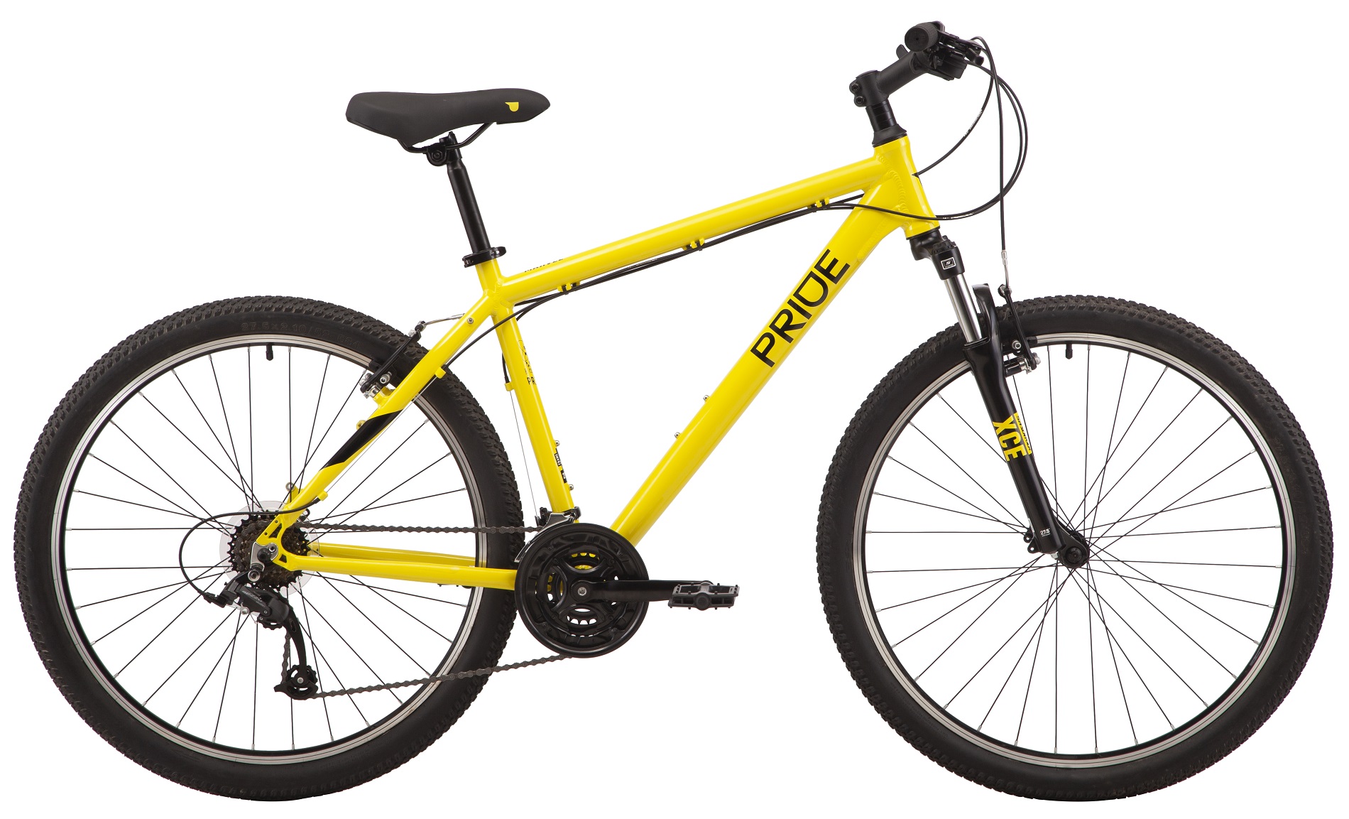 Велосипед 27,5" Pride MARVEL 7.1 рама - L 2022 желтый фото 