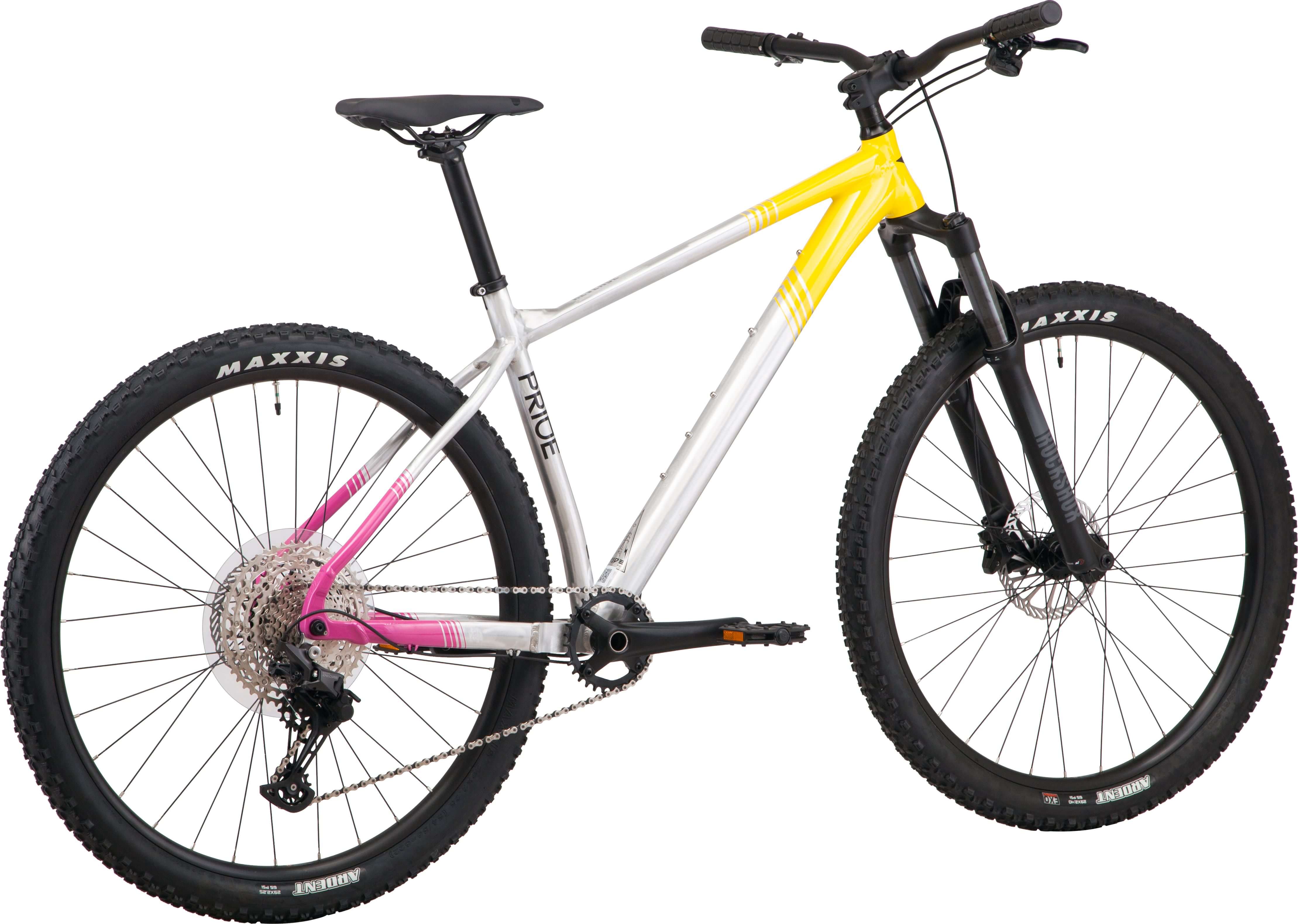Велосипед 29" Pride REVENGE 9.2 рама - L жовтий A4 фото 3