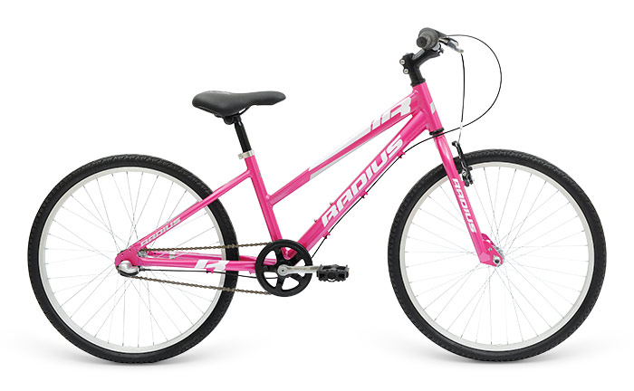 Велосипед 24 "Radius Crystal 3 рама- 13" Gloss Pink/Gloss White/Gloss Silver