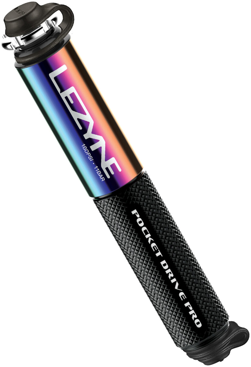 Мінінасос Lezyne POCKET PRO НV-NEO, 90psi, бензиновий/чорний фото 1