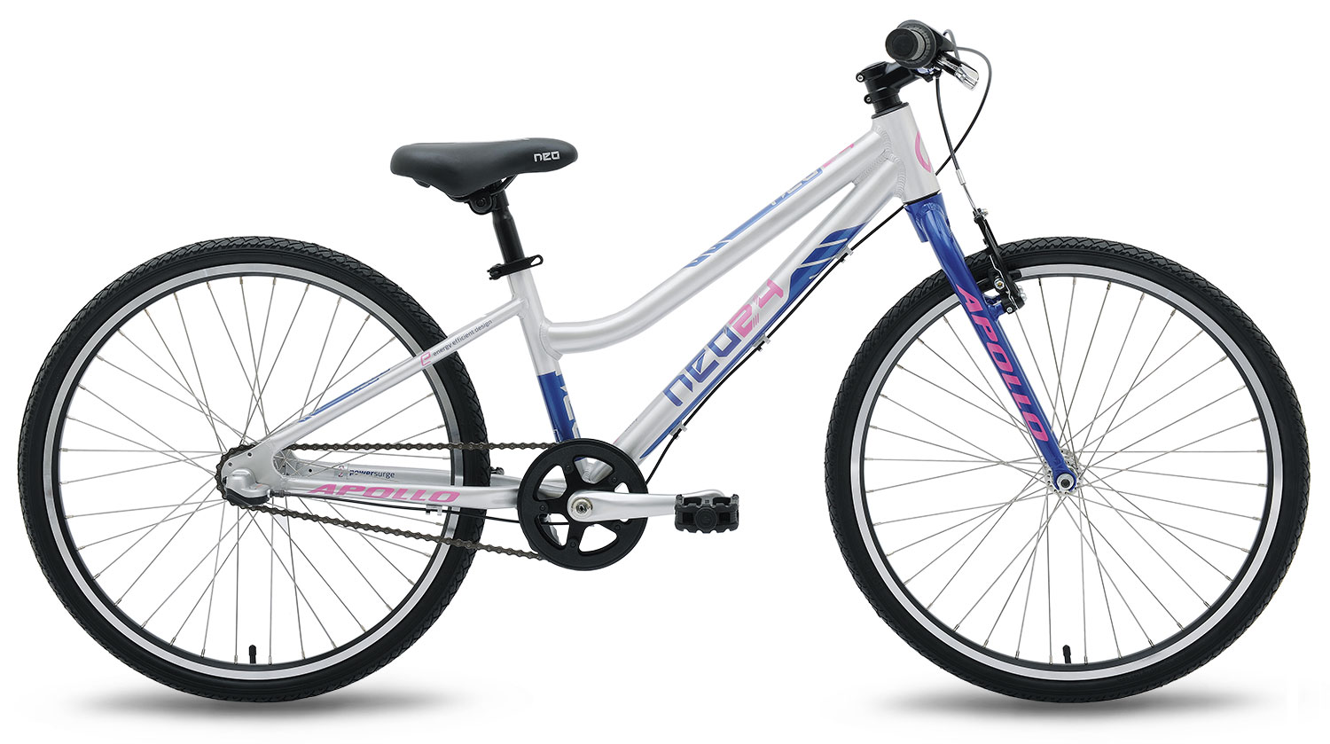 Велосипед 24" Apollo NEO 3i girls синий/розовый  фото 