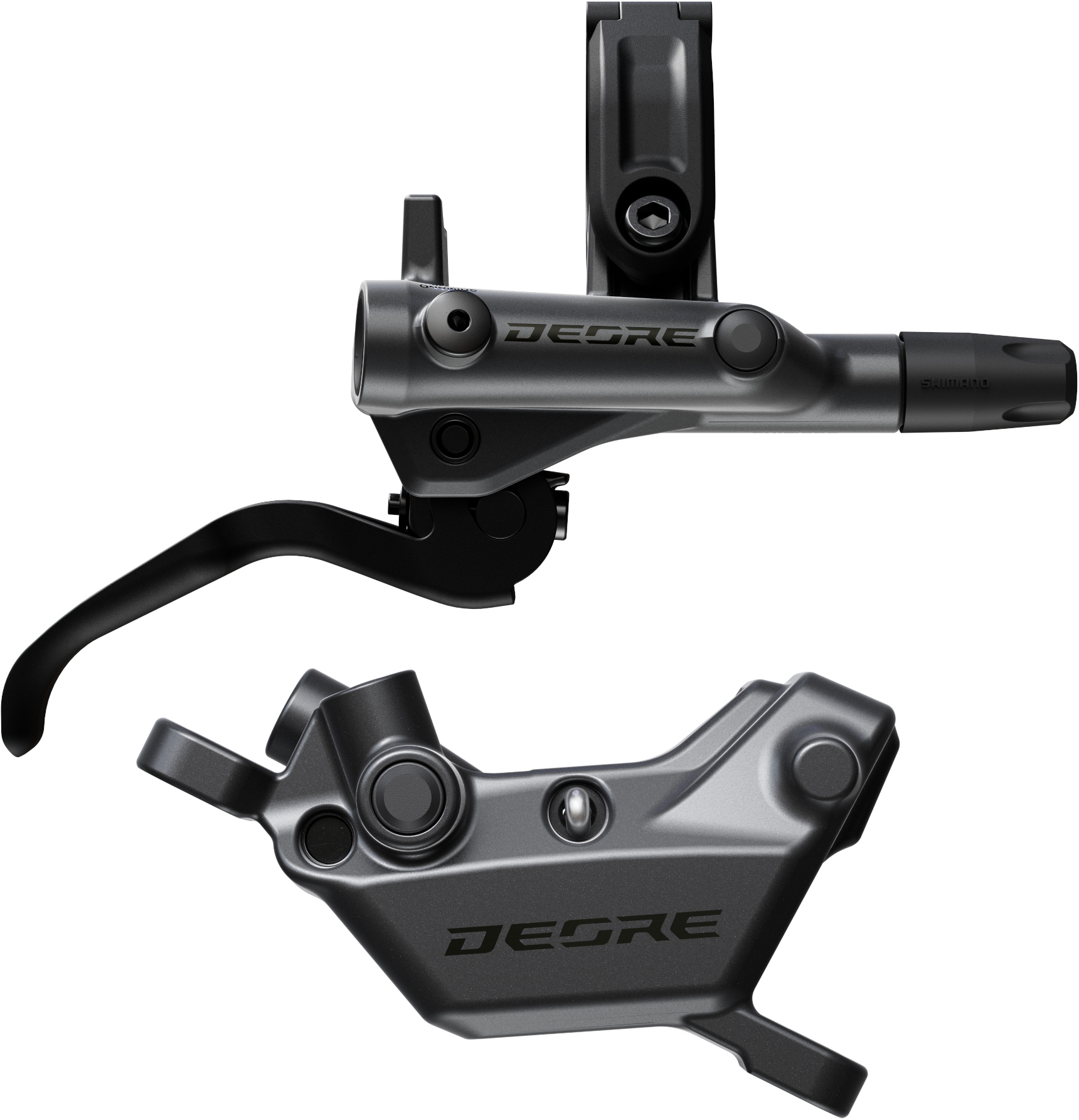 Тормоз дисковый гидравлический Shimano M6220 DEORE, правая ручка, калипер, J-kit гидролиния 1700 мм, задний фото 