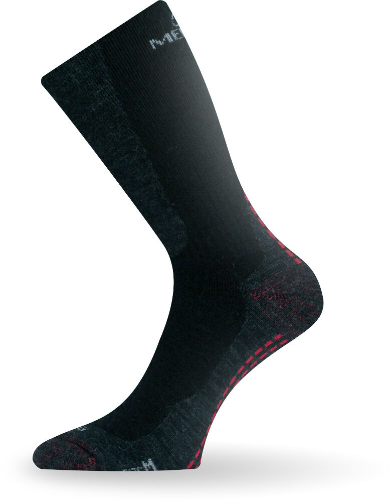 Термошкарпетки Lasting трекінг WSM 900, розмір L, чорні фото 