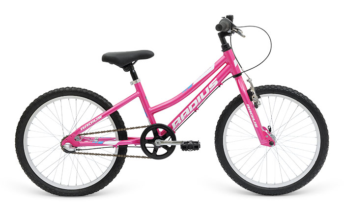 Велосипед 20" Radius Ponyridge 3 рама - 10.5" Gloss Pink/Gloss White/Gloss Blue фото 