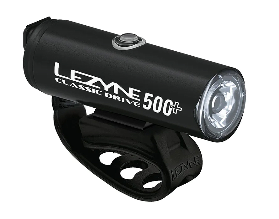 Фара передняя Lezyne CLASSIC DRIVE 500+, 500 люмен, 6 режимов, черная фото 