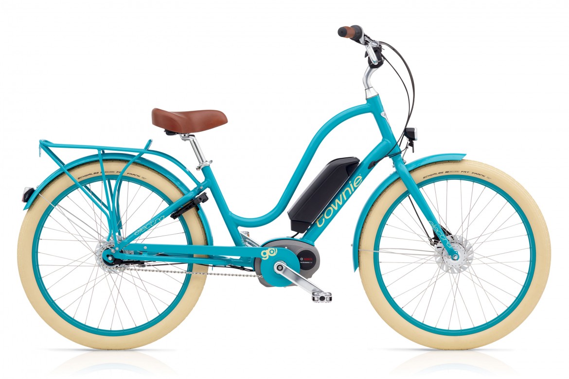 Велосипед 26" Electra Townie GO! 8i электро привод Bosch Ladies' blue фото 