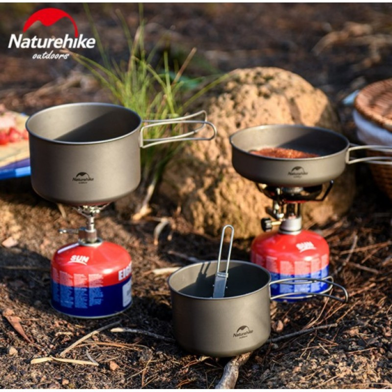 Кастрюля Naturehike NH18T202-B, титан, 1.3 л фото 4