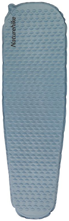 Коврик надувной Naturehike CNK2300DZ013, 185x55x3.5 см, овальный, голубой фото 