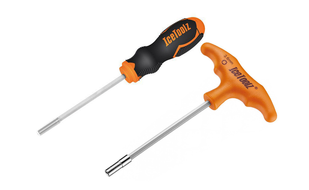 Набір інструментів Ice Toolz 12D5 12D3 + 12D7. Під (квадратний) ніпель 3.6 ". Звичайна ручка як на викрутку і Т-подібна фото 